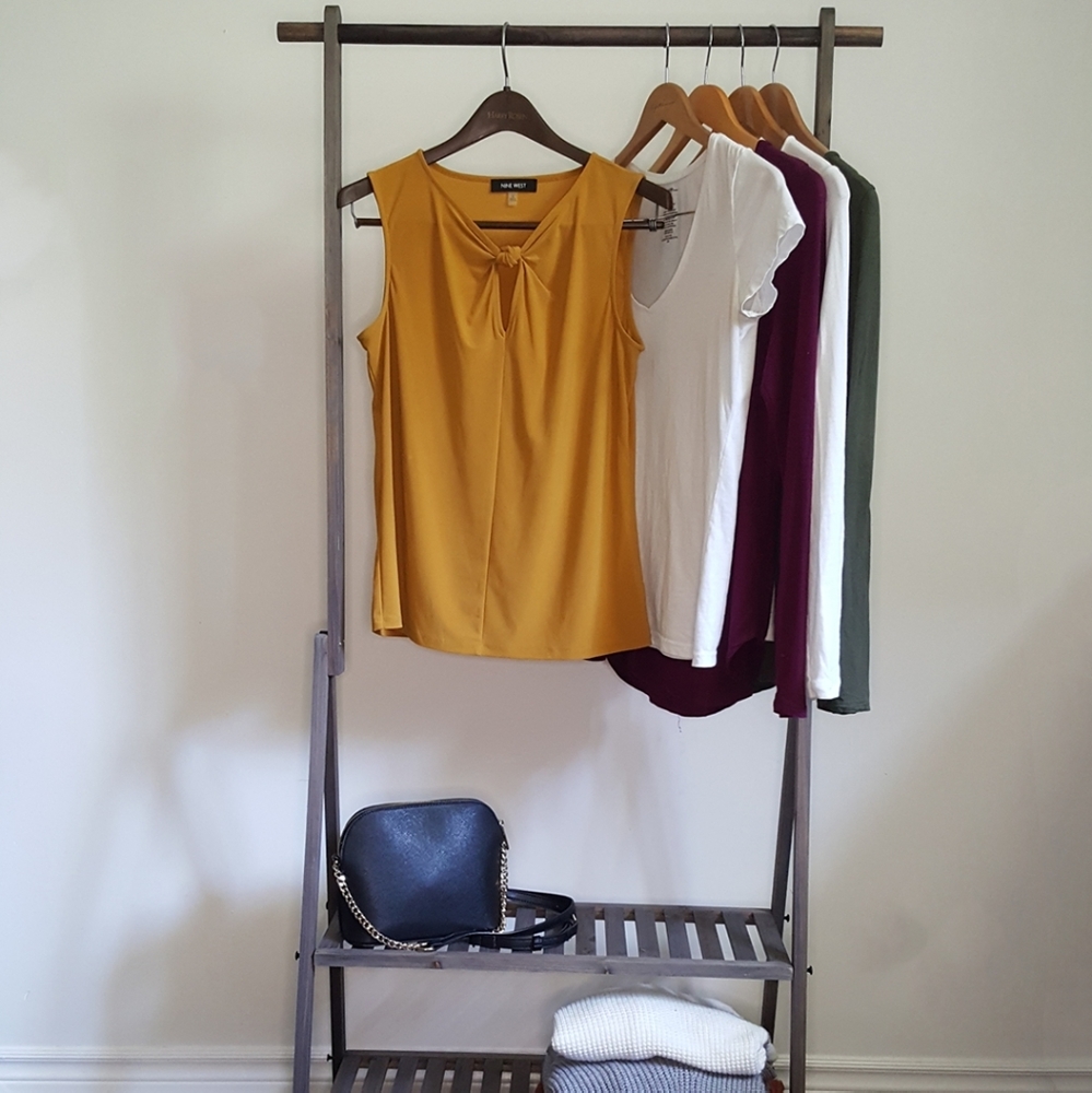 Yellow detailed blouse